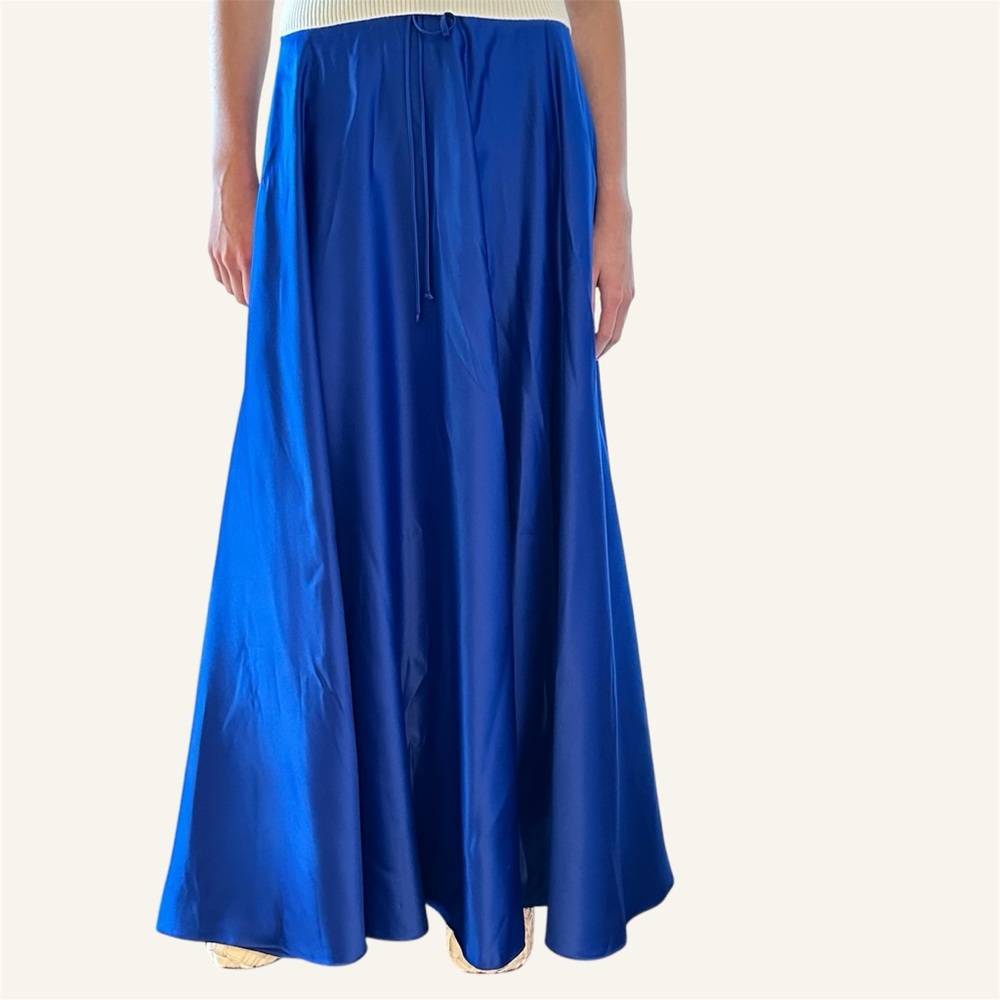 POLO RALPH LAUREN A-line Maxi Skirt in Royal Blue Size 8🌸